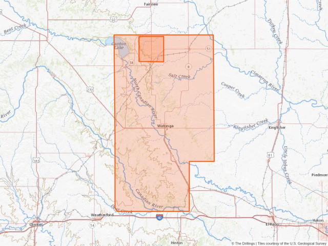 Oil and Gas In T.19N, R.12W, Indian P.M. | The Drillings™