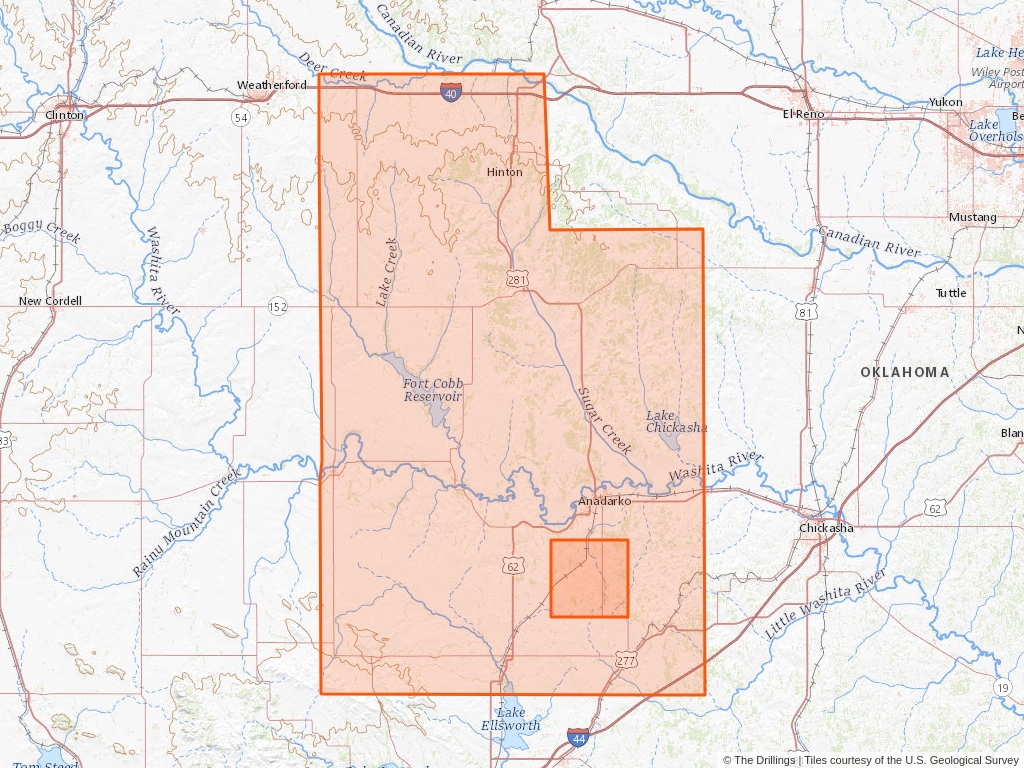 Oil And Gas In T.6n, R.10w, Indian P.m. 