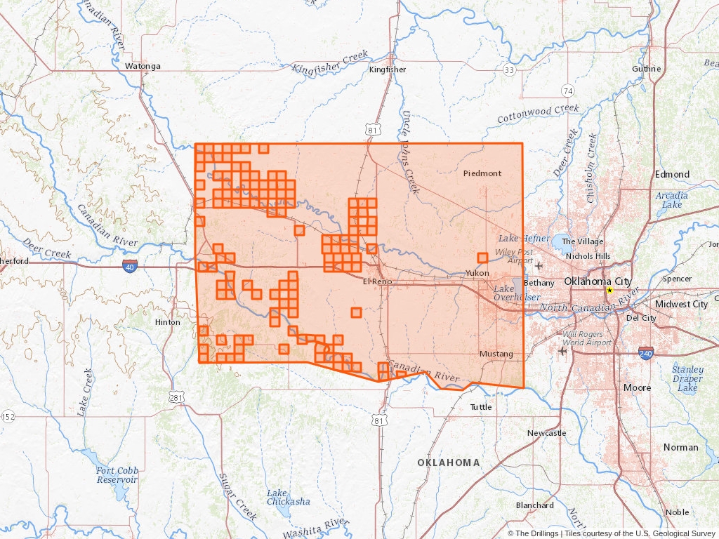 Oil and Gas In Canadian County, Oklahoma | The Drillings™