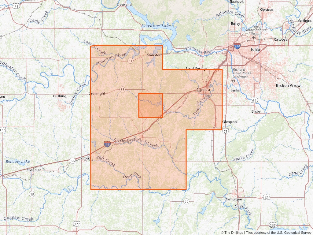 Oil and Gas In T.17N, R.9E, Indian P.M. | The Drillings™